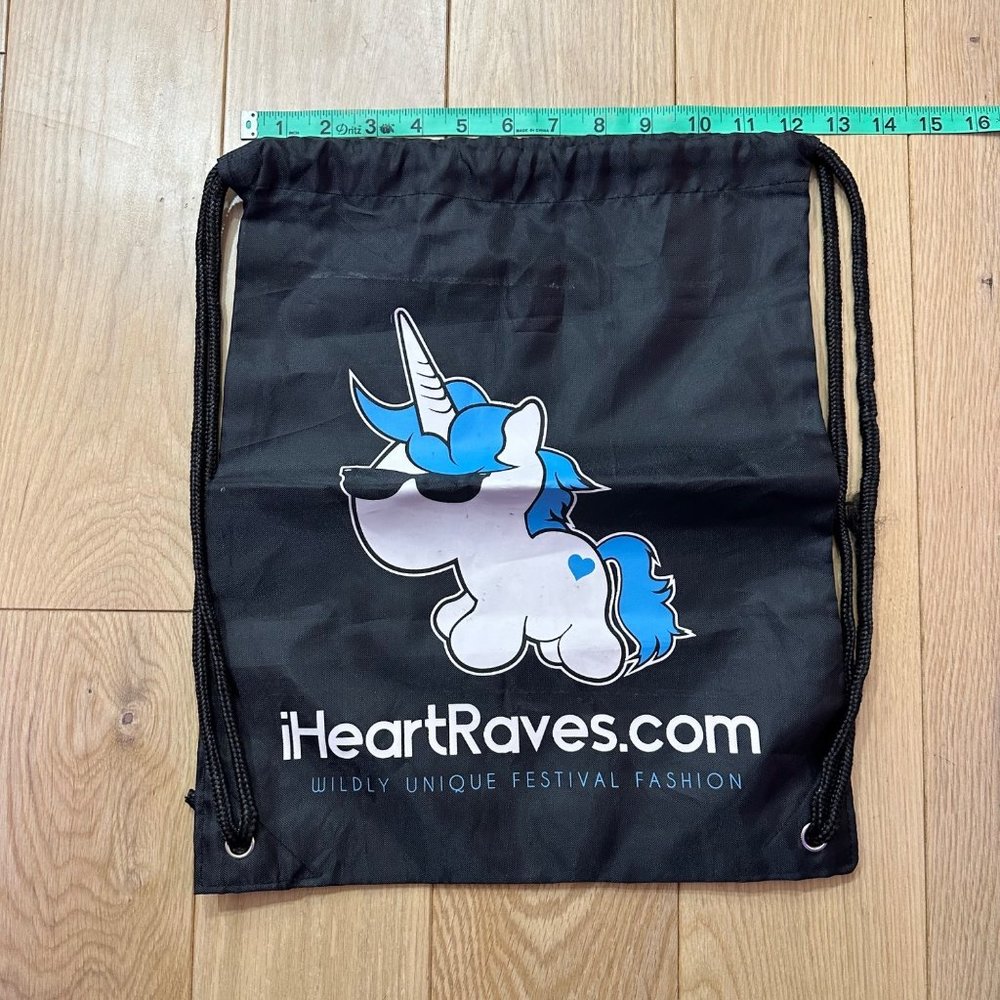 Iheartraves.Com Unicorn Drawstring Bag - image 8